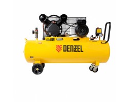 Компрессор воздушный BCV2300/100, ременный привод, 2.3 кВт, 100 литров, 440 л/мин Denzel-foto3