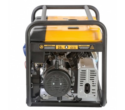 Генератор бензиновый PS 90 EA, 9.0 кВт, 230В, 25 л, коннектор автоматики, электростартер Denzel