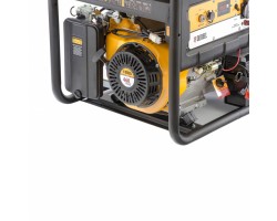 Генератор бензиновый PS 90 EA, 9.0 кВт, 230В, 25 л, коннектор автоматики, электростартер Denzel