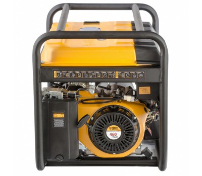 Генератор бензиновый PS 90 EA, 9.0 кВт, 230В, 25 л, коннектор автоматики, электростартер Denzel