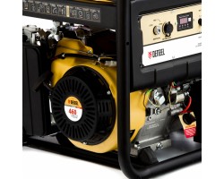 Генератор бензиновый PS 90 EA, 9.0 кВт, 230В, 25 л, коннектор автоматики, электростартер Denzel-foto9