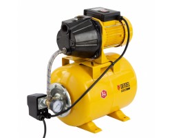 Насосная станция PS1100С, 1100 Вт, 4500 л/ч, ресивер 24 л, подъем 46 м, чугун Denzel