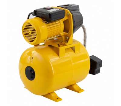 Насосная станция PS1100С, 1100 Вт, 4500 л/ч, ресивер 24 л, подъем 46 м, чугун Denzel