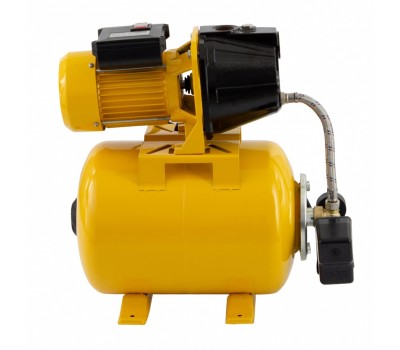 Насосная станция PS1100С, 1100 Вт, 4500 л/ч, ресивер 24 л, подъем 46 м, чугун Denzel