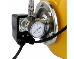 Насосная станция PS1100С, 1100 Вт, 4500 л/ч, ресивер 24 л, подъем 46 м, чугун Denzel-foto9