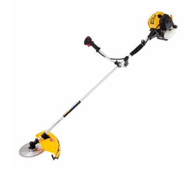 Триммер бензиновый DT 43, 43 см3, 2.5 л. с, неразъемная штанга, состоит из 2 частей Denzel