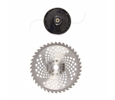 Триммер бензиновый DT 43, 43 см3, 2.5 л. с, неразъемная штанга, состоит из 2 частей Denzel