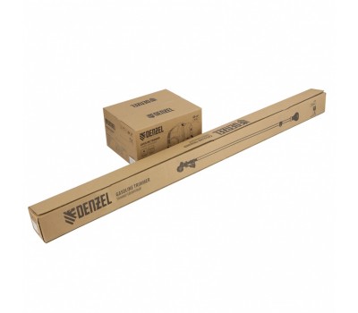 Триммер бензиновый DT 43, 43 см3, 2.5 л. с, неразъемная штанга, состоит из 2 частей Denzel