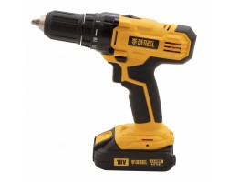 Дрель-шуруповерт аккумуляторная CDL-IB-18-02, Li-Ion, 18 В, 1.5 А*ч, 2 аккумулятора Denzel-foto3