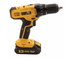 Дрель-шуруповерт аккумуляторная CDL-IB-18-02, Li-Ion, 18 В, 1.5 А*ч, 2 аккумулятора Denzel-foto4