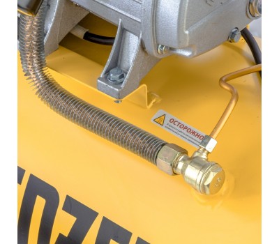 Компрессор воздушный DKV2200/100, Х-PRO 2.2 кВт, 400 л/мин, 100л Denzel