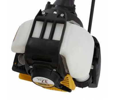 Триммер бензиновый DTL-37-4T, 4-тактный, 37 см3, неразъемная штанга, состоит из 2 частей Denzel