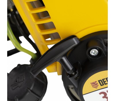 Триммер бензиновый DTL-37-4T, 4-тактный, 37 см3, неразъемная штанга, состоит из 2 частей Denzel