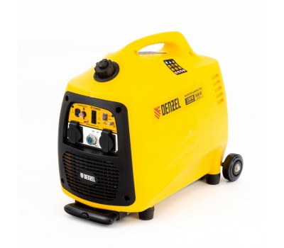 Генератор инверторный GT-3200iSE, 3.2 кВт, 230 В, бак 6 л, закрытый корпус, электростартер Denzel