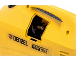 Генератор инверторный GT-3200iSE, 3.2 кВт, 230 В, бак 6 л, закрытый корпус, электростартер Denzel-foto11