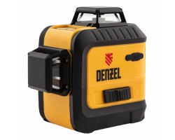 Лазерный уровень мультипризменный LX 360-2 Red, 30 м, 635 нм, аккумулятор Li 2800 мАч, резьба 5/8 Denzel