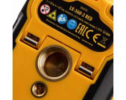Лазерный уровень мультипризменный LX 360-2 Red, 30 м, 635 нм, аккумулятор Li 2800 мАч, резьба 5/8 Denzel-foto11
