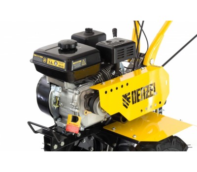 Мотоблок DPT-170, 7 л.с, ременное сцепление, ширина 85 см, глубина 35 см, фрез 3 х 3, ШОМ, передачи 2В/1Н Denzel