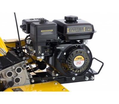 Мотоблок DPT-170, 7 л.с, ременное сцепление, ширина 85 см, глубина 35 см, фрез 3 х 3, ШОМ, передачи 2В/1Н Denzel