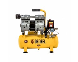 Компрессор DLS650/10 безмаслянный малошумный 650 Вт, 120 л/мин, ресивер 10 л Denzel