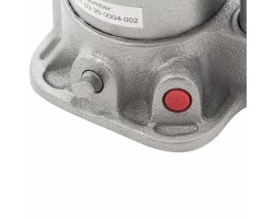 Домкрат гидравлический бутылочный, 8 т, высота подъема 230-457 мм Matrix-foto8