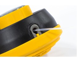 Катушка триммерная полуавтоматическая, легкая заправка лески, гайка M10x1.25, винт M10-M10, подшипник Denzel-foto4