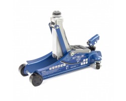 Домкрат гидравлический подкатной, поворотная рукоятка, 2 т, Low Profile, 100-350 мм Stels-foto2