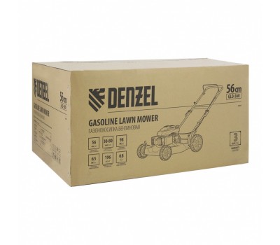 Газонокосилка бензиновая GLD-560, 196 см3, ширина 56 см Denzel