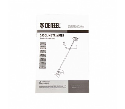 Триммер бензиновый DGT 430, 43 см3, 2.5 л. с, неразъемная штанга, состоит из 2 частей Denzel