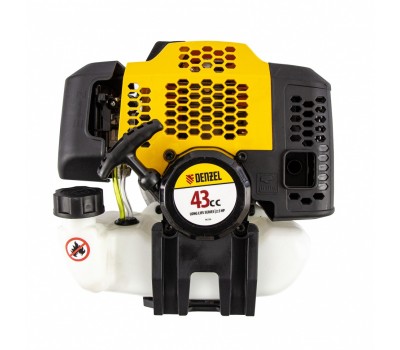 Триммер бензиновый DGT 430, 43 см3, 2.5 л. с, неразъемная штанга, состоит из 2 частей Denzel