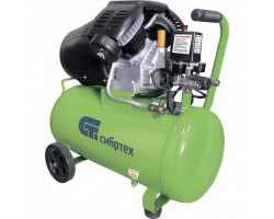 Компрессор воздушный КК-2200/50, 2.2 кВт, 350 л/мин, 50 л, прямой привод, масляный Сибртех