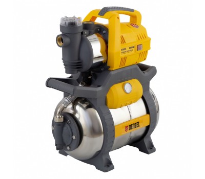 Насосная станция PSХ950X, Х-Pro, 950 Вт, 3300 л/ч, ресивер 24 л, подъем 38 м, нержавейка Denzel