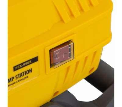 Насосная станция PSХ950X, Х-Pro, 950 Вт, 3300 л/ч, ресивер 24 л, подъем 38 м, нержавейка Denzel