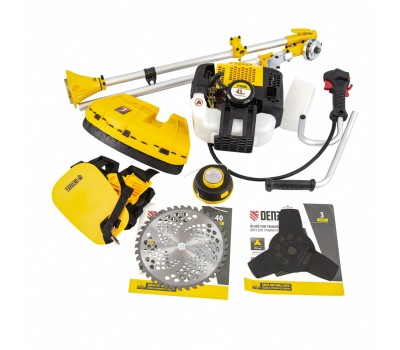 Триммер бензиновый DGT 430S, 43 см3, 2.5 л. с, разъемная штанга, состоит из 2 частей Denzel