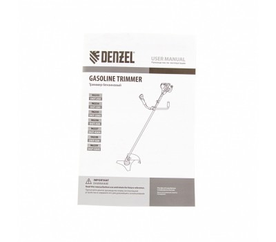 Триммер бензиновый DGT 430S, 43 см3, 2.5 л. с, разъемная штанга, состоит из 2 частей Denzel