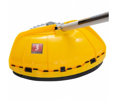 Триммер бензиновый DTL-33, 33 см3, неразъемная штанга, состоит из 2 частей Denzel