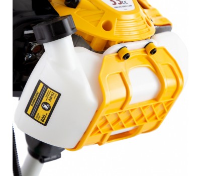 Триммер бензиновый DTL-33, 33 см3, неразъемная штанга, состоит из 2 частей Denzel