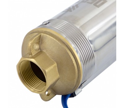 Скважинный насос DWC-4-140, центробежный, диаметр 4, 2000 Вт, 6000 л/ч, напор 140 м Denzel