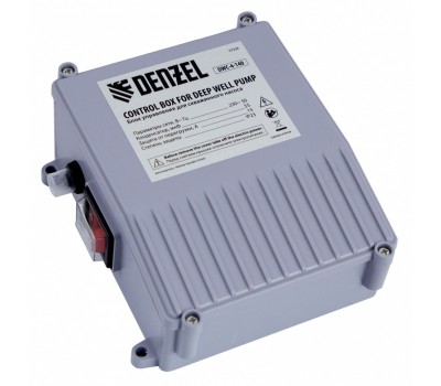 Скважинный насос DWC-4-140, центробежный, диаметр 4, 2000 Вт, 6000 л/ч, напор 140 м Denzel