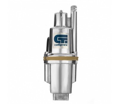 Вибрационный насос СВН300-25, верхний забор, 300 Вт, напор 75 м, 1200 л/ч, кабель 25 м Сибртех