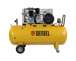 Компрессор воздушный, ременный привод BCI5500-T/270, 5.5 кВт, 270 литров, 850 л/мин Denzel-foto4