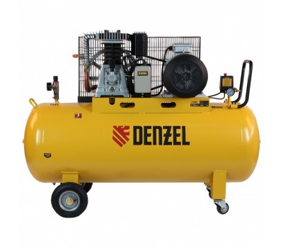 Компрессор воздушный, ременный привод BCI5500-T/270, 5.5 кВт, 270 литров, 850 л/мин Denzel