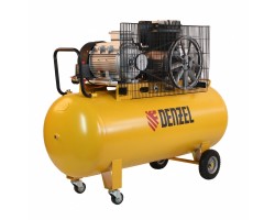 Компрессор воздушный, ременный привод BCI5500-T/270, 5.5 кВт, 270 литров, 850 л/мин Denzel