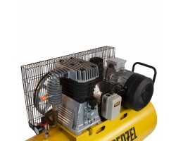 Компрессор воздушный, ременный привод BCI5500-T/270, 5.5 кВт, 270 литров, 850 л/мин Denzel-foto10