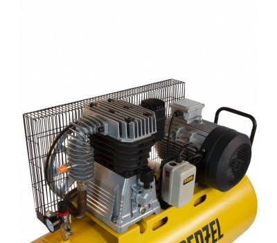 Компрессор воздушный, ременный привод BCI5500-T/270, 5.5 кВт, 270 литров, 850 л/мин Denzel