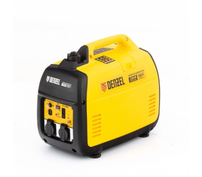 Генератор инверторный GT-2200iS, 2.2 кВт, 230 В, бак 4 л, закрытый корпус, ручной старт Denzel