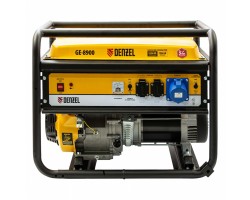 Генератор бензиновый GE 8900, 8.5 кВт, 220 В/50 Гц, 25 л, ручной старт Denzel-foto3