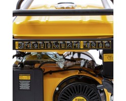 Генератор бензиновый GE 8900, 8.5 кВт, 220 В/50 Гц, 25 л, ручной старт Denzel-foto19