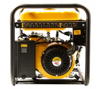 Генератор бензиновый GE 8900, 8.5 кВт, 220 В/50 Гц, 25 л, ручной старт Denzel