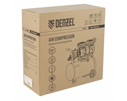 Компрессор DLS950/24 безмаслянный малошумный 950 Вт, 165 л/мин, ресивер 24 л Denzel-foto17